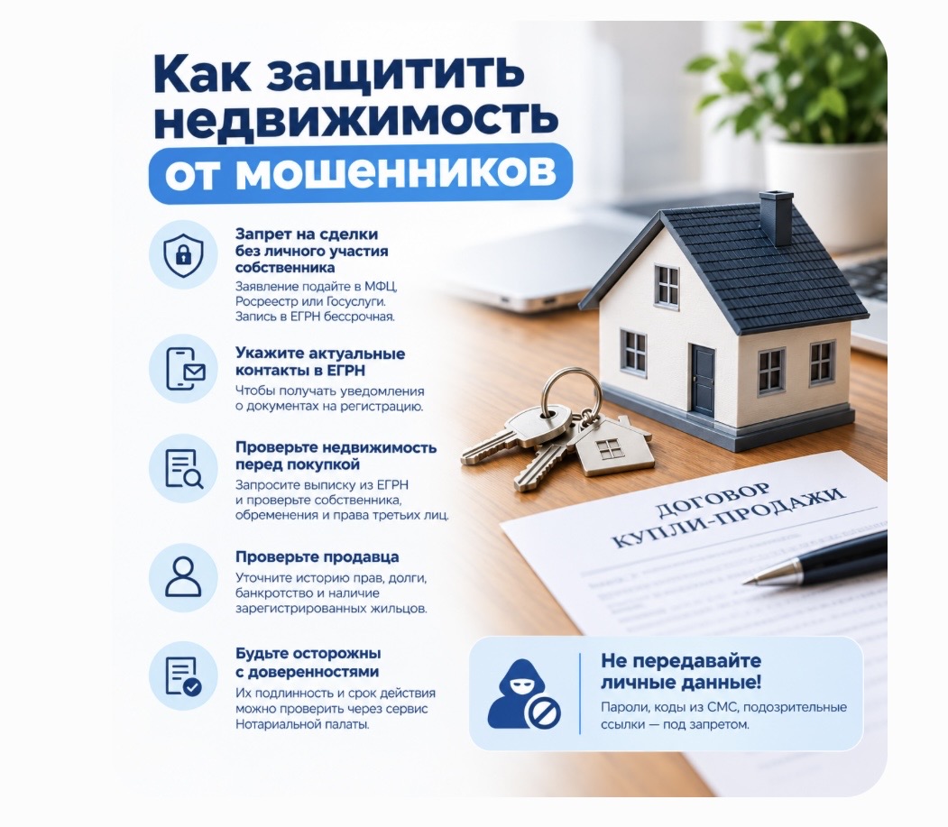 🏠 Как защитить недвижимость от мошенников?